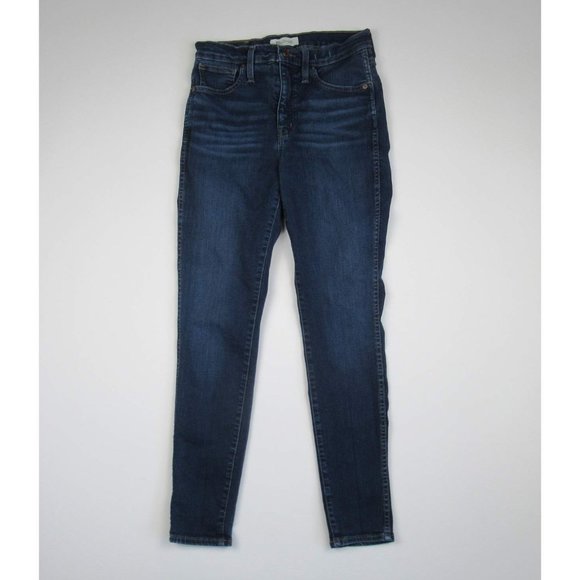 Madewell 10" High-Rise Skinny Jeans in Hayes Wash sz 27 - Picture 2 of 9